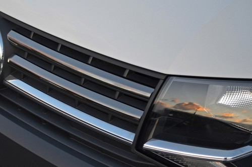 4pc black chrome - grille, trim