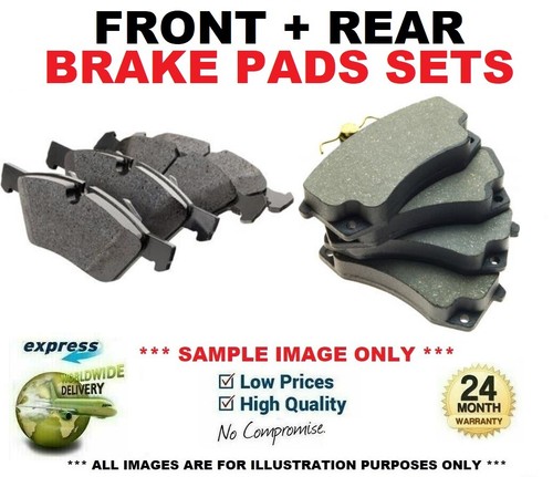 Front rear axle brake pads - front, +