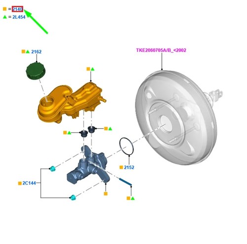 Ford ranger mk1 - ranger, brake