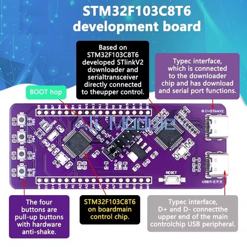 1pcs stm32f103c8t6 development - stm32f103c8t6,