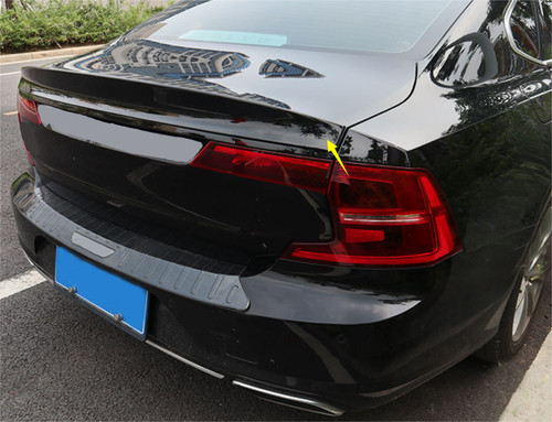Glossy black rear - black, trunk