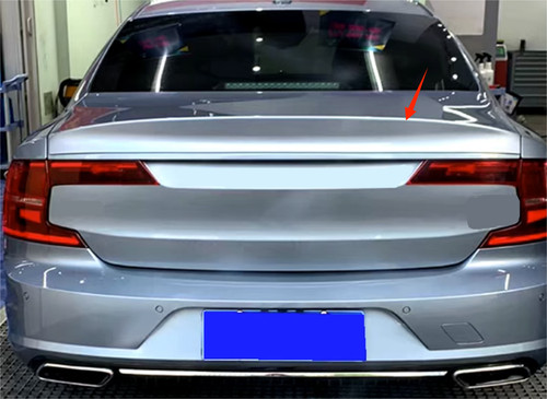 Unpainted rear trunk spoiler - trunk,