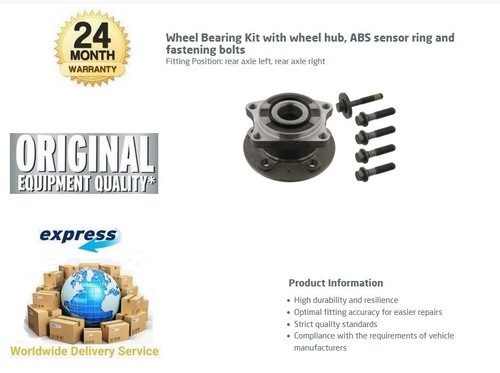 Rear axle wheel bearing for - 1x,