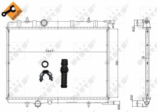 Radiator engine cooling for - radiator,,