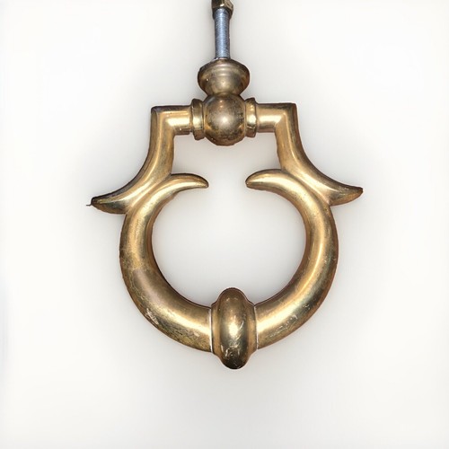 Vintage brass door knocker - brass,