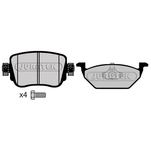 Juratek front rear - front, fits