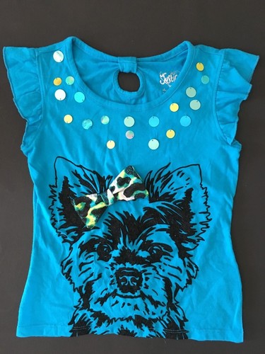 Nwt justice girls dog tee - dog,