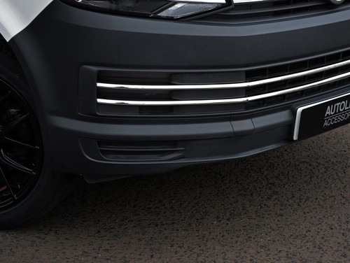 6pc chrome bumper grille - bumper,